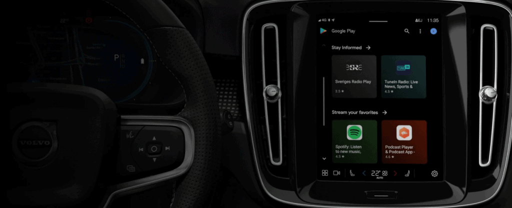 Установка android auto на volvo